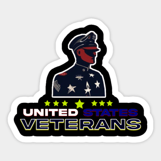 United States Veterans Design Sticker